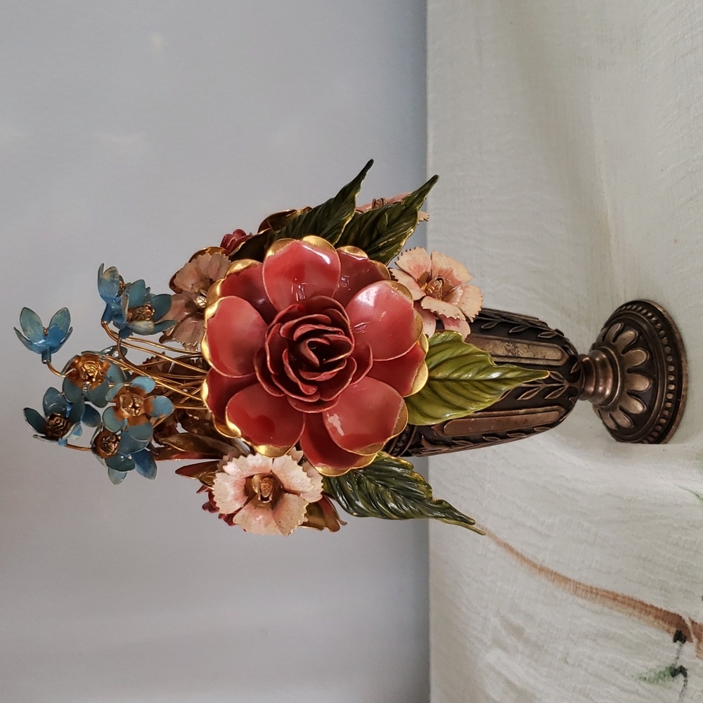 FRANKIN MINT THE ROYAL BRITISH BOUQUET BY IGOR CARL FABERGE